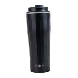 Tumblers taza de calefacción de coche Smart 304 taza de café de acero inoxidable para agua 230725