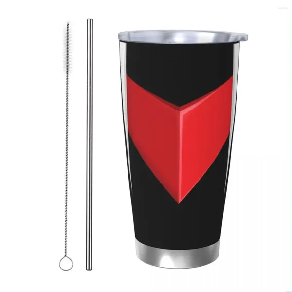 Vasos Grendizer Anime Vaso con aislamiento al vacío Goldorak Actarus Mazinger Z Tazas de café con tapa Paja Taza de oficina Botella de agua 20 oz