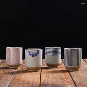 Tuimelaars Japanse stijl ruw aardewerk beker Creatieve keramische handgeschilderde stapelbare wijnrestaurant Retro elegante casual thee