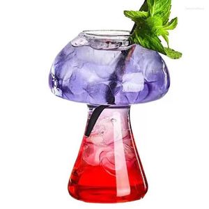 Tuimelaars Paddestoelvormige Beker 250 ml Cocktail Vruchtensap Melk Schattig Glas Bier Creatieve Wijnglazen Koffiekopjes Drinkware Voor Bar