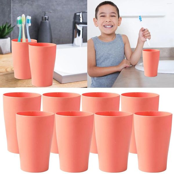 Vasos PP Tazas de plástico Gargle Agua fría Vajilla para niños Set Lavado Taza joven y hambrienta