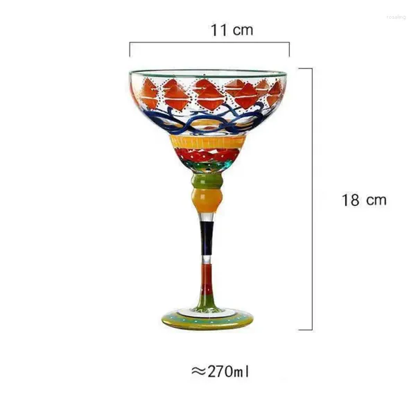 Vasos Diseño razonable Europa Copa Copa Copas de vino cristalinas Saludables e inofensivas Forma rica EST