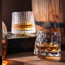 Tumblers draaien whiskyglas whisky ouderwetse Scotch Bourbon -bril 230413