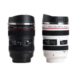 Tuimelaars RVS Camera EF24105mm Koffie Lens Cup Wit Zwart Creatief Cadeau 230531