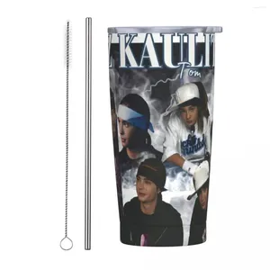 Vasos Vaso de acero inoxidable T-Tokio El Tazas térmicas T-Tom Kaulitz Rock Band Mantenga el calor frío y tazas Taza Botella de agua gráfica