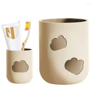 Vasos Estilo Taza para cepillo de dientes Baño simple Enjuague bucal Desayuno en casa Pareja Lavado de dientes