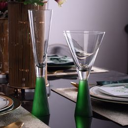 Gobelers us artland léger luxes cristal mariage coupées coupées flues à vin rouge bar cocktail diamant gobelet créatif 230413