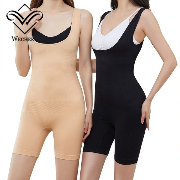 Ventre contrôle Shapewear confortable pour les femmes sous la robe sans couture Body mi cuisse corps Shaper bout à bout Shorts