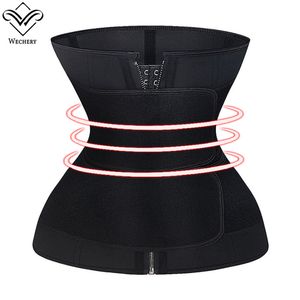 Tummy Control Wrap Waist Trainer Rits 9 stalen botten Neopreen Korsetten voor dames Waist Trainer Shaper Belt