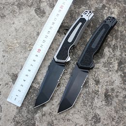 Tunafire 8.34 inch 7105 Vouwzak Pocket Knife CPM 154 Blade Aviation Aluminium Legering Zwart/Withandgreep Zijkant Jump Outdoor Handgereedschap