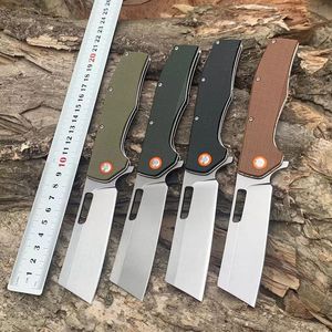 Tunafire GT955 Flipper Snel open kogellager Vouwmes Micarta Handvat D2 Staalblad Outdoor Camping Survival Mes Tool