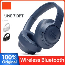 Stem 710BT Wireless Bluetooth 5.0 Hoofdtelefoon T710BT Pure Bass oortelefoon Ruisreductie Gaming Sportsheelwandset Handset Free Mic