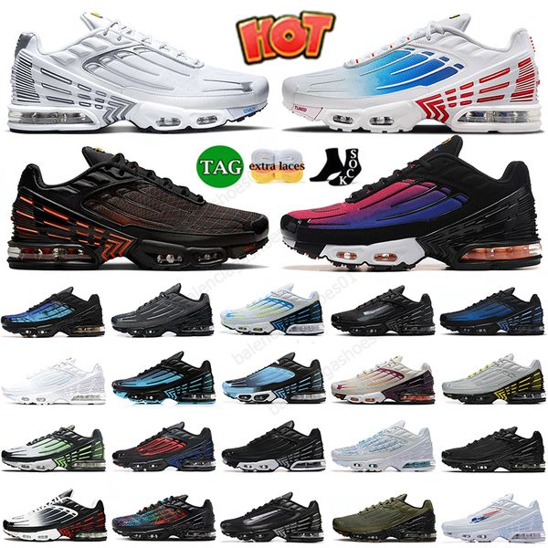 Tuned TN Plus III Mensor para hombre Running Tn 3 Entrenadores Unidad Olive Berlín Bed Gris Mesh Og Negro Blanco Blanco Blanco Tns Atlanta Terrascape Big Tamaño 12