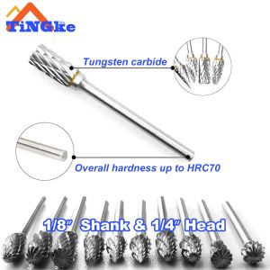Tungsten Carbure Milling Cutter Rotary Tool Burr Double Diamond Diamond Cut Electric Gringing Polishing Metal Carving Woodwork Force
