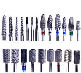 Punte da trapano per unghie in carburo di tungsteno Accessori per trapano elettrico per manicure Accessori per taglierina per pelle morta Lima per unghie Strumento per nail art2898588