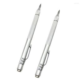 Tungsten Carbide Tip Scriber 2 Pack aluminium ets gravure pen met clip en magneet voor glas/keramiek/metalen plaat