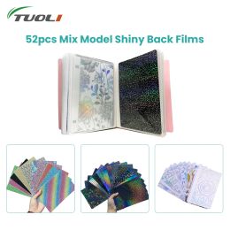 Tuoli 50pcs UV 3D Albums de téléphone Autocollant de couverture arrière Personnaliser le film décoratif Smart Phone Protection Film Sticker Sticker Skin