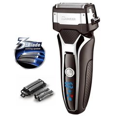 Turbo puissant rasoir électrique humide et rasage rechargeable de papier d'aluminium rasoir rasoir rasoir électrique pour les hommes rasage des cheveux set p05565946