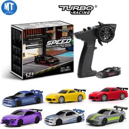 Turbo Racing 1 76 C72 C73 C71 C74, voiture de sport RC, véhicule créatif, Mini Kit RTR entièrement proportionnel, jouets 240102