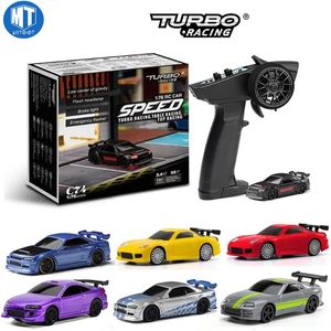 Turbo Racing 1 76 C72 C73 C71 C74, voiture de sport RC, véhicule créatif, Mini Kit RTR entièrement proportionnel, jouets 240105