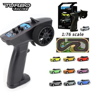 Turbo Racing 1 76 Mini 2.4GHz Full Scale RC Professional Electric Remote Model Car 240412