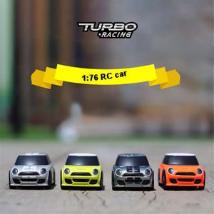 Turbo Racing 176 2.4G 3CH RC voiture MINI dérive proportionnelle complète Machine électrique télécommande véhicule RTR modèle jouets pour enfants 240304