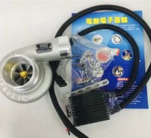 Turbocompressoren Elektrische turbocompressor Turbo Supercharger Kit Stuwkracht Motorfiets Luchtfilterinlaat voor alle auto -imp -snelheidsafvalaflevering M DHXIB