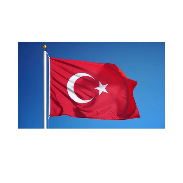 Banderas y pancartas de TURQUÍA, publicidad colgante impresa en pantalla con 90% de sangrado personalizada, 3x5, para interiores y exteriores, envío gratis
