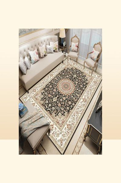 Tapis persans imprimés de dinde Carpets pour le salon de salon de la zone décorative chambre à coucher extérieur Boho Boho grand sol de tapis de sol 28953604