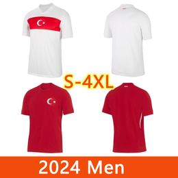 Maillots de football de Turquie 2024 Maillot domicile et extérieur Yildiz Akturkoglu Kadioglu Soyuncu Ozcan Yazici Omur Version joueur