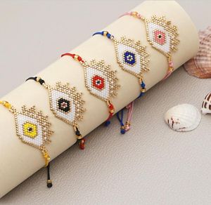 Bracelet turc mauvais œil pour femmes, perles Miyuki, bijoux, cadeau pour petite amie, bijoux faits à la main