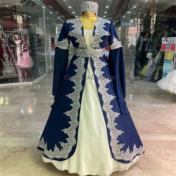 Robe de mariée blanche verte turque traditionnelle 2024 avec dentelle une ligne longueur de plancher robe de mariée marocaine pakistanaise Dubaï pays indien église robes de mariée Robe Mariee