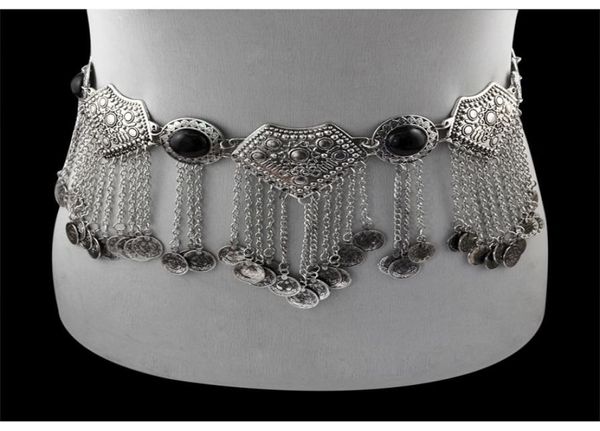 Turkish Gypsy Silver Belly Chains boho bijoux ethnique Bikini sexy