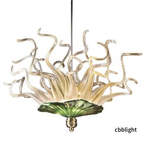 Turkish Luxury Art Flower Lampes ce Ul Certificat Handmade Blown Verre lustre Light Assexes suspendues Plafond de vitrine intérieure décorative LR279