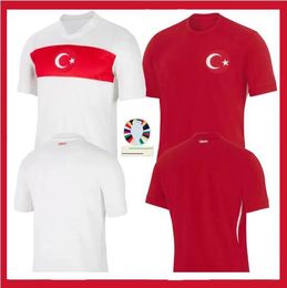 Turkiye voetbaltrui 2024 Euro Cup Turkije Nationaal team Home Away Demiral Kokcu Yildiz enes Calhanoglu Football Shirts 2025 Retro 1995 1995 1996 95 Red White Sweatshirt