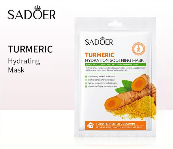 Masque de curcuma Masque Sadoer Hydrating Hydralizing Mask Pack Wholesale