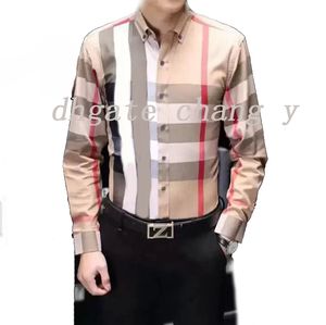 Turn Luxurys Designers Robe Chemise Menswear Fashion Society Noir Hommes Solide Couleur Business Casual Mens Manches Longues M-3XL # 50 740301238