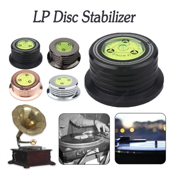 Plaques tournables LP Disc Stabilizer 50Hz Record Player Turnitable Viny Aluminium ALLIAL BLAMP PORTABLE MINI STABILISATION TOURNY pour Old Recorder