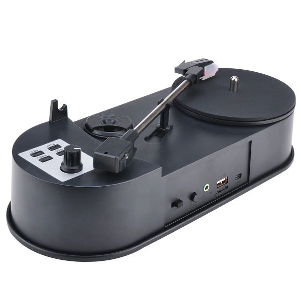 Plaques tournables USB Portable Vinyl Turntable to MP3 Player Converter Mini Phonograph Record EZCAP613