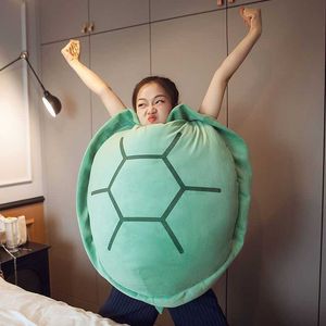 Turtle Blanket Large Wearable Shell Plush Blanket Cute Soft Cushion Home Room Decor Sofa Decoration Birthday Children Day Gift For Kids R23014
