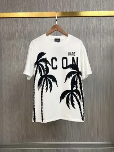 TURTLE DSQ Camisetas PHANTOM para hombre Camisetas de diseñador para hombre Negro Blanco Hombres Moda de verano Camiseta casual de calle Tops Manga corta Tallas grandes