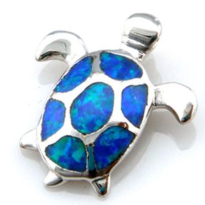 Hot verkopen mode opaal hanger schattige schildpad sieraden hanger op058a