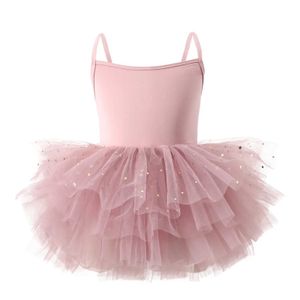 Tutu-jurk Baby Girl Princess Tutu Jurk Mouwloze baby Toddler Puffy Ballet Dress Black Pink Party Dance Babykleding 1-8y D240507