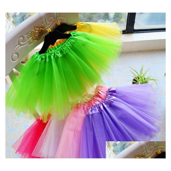 Vestido de tutú Mejor partido Bebés Niñas Niños Niños Bailando Faldas Pettiskirt Ropa de baile Ballet Disfraz de fantasía Entrega de gotas Maternidad Dhoey