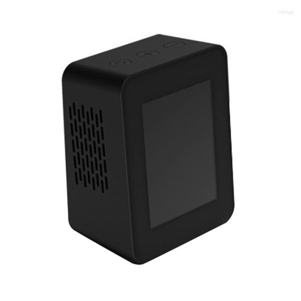 Tuya – détecteur de qualité de l'air WIFI 7 en 1, testeur de CO2 PM2.5 TVOC CH2O, moniteur de formaldéhyde, écran TFT noir