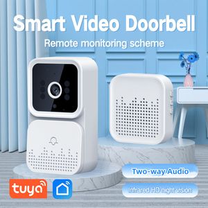 Application Tuya Wireless WiFi Doorbell Cloud Storage Visual DoorViewer Long Temps Video Door Téléphone M6