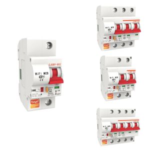 Tuya Smart Circuiter 80A Wifi interruptor de circuito inteligente Switch Automatic Switcher Overload Circuito Protección