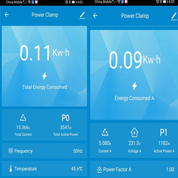 Tuya Smart Life 3 fase Wifi Zigbee Energy KWH METER 80APOWER Correr App Monitor y consumo de energía registrada