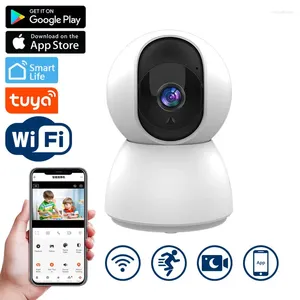 Tuya Smart Life App 2K Full HD 4MP caméra IP intérieure suivi automatique sans fil sécurité Surveillance à domicile alertes bébé moniteur CCTV