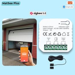 Tuya Smart Life ZigBee ouvre-porte de Garage contrôleur App télécommande prend en charge Alexa Home Zigbee2MQTT nécessaire 240228